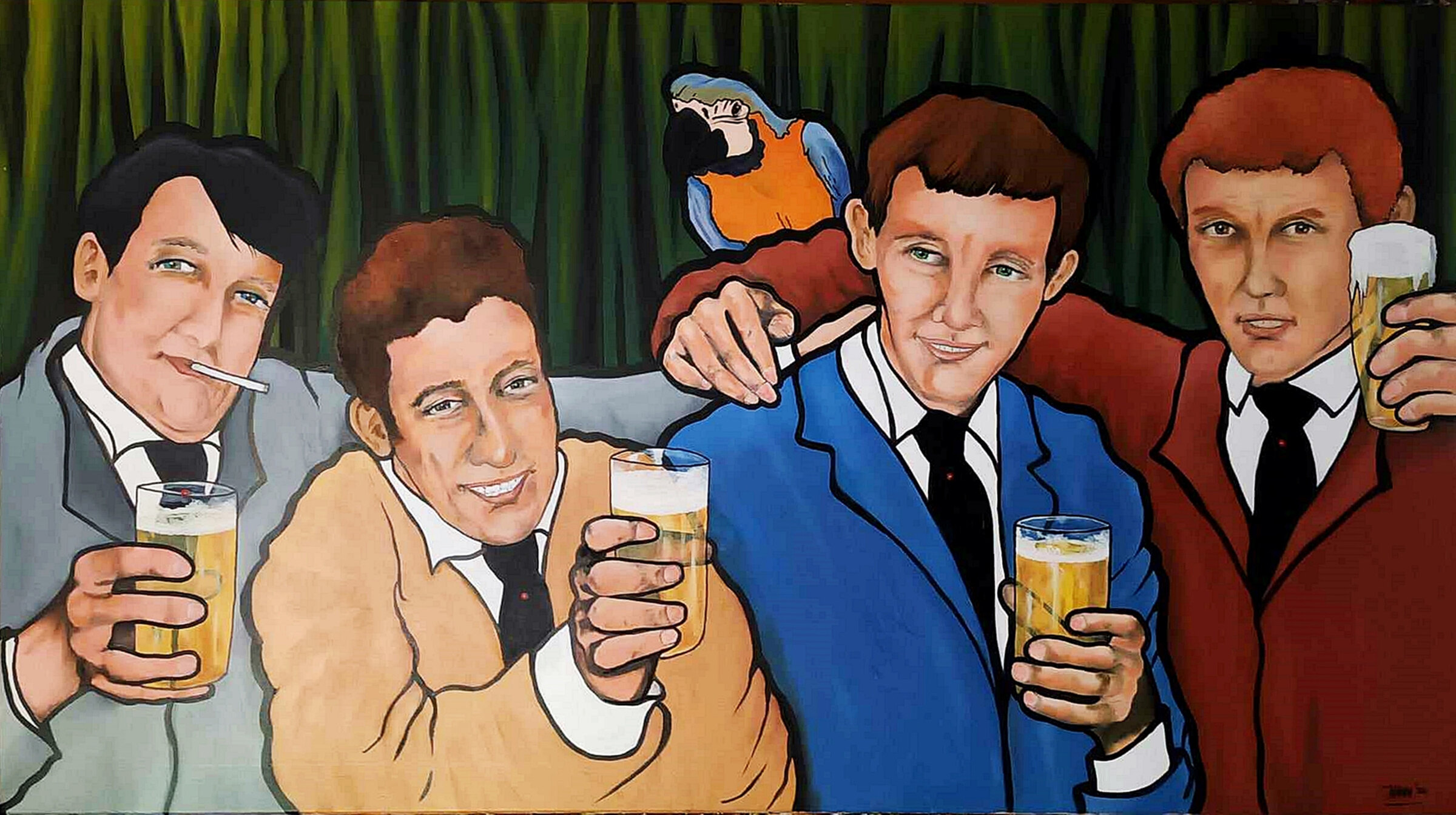 Happy hour · Oil on canvas · 180 cm x 100 cm · 2024